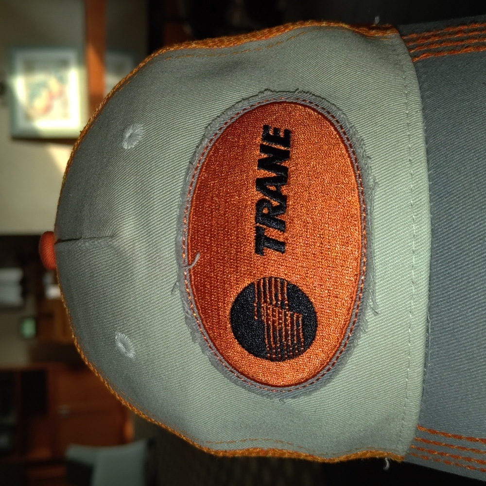 Trane Stitched Patch Trucker Mesh Snapback Hat Cap - image 3